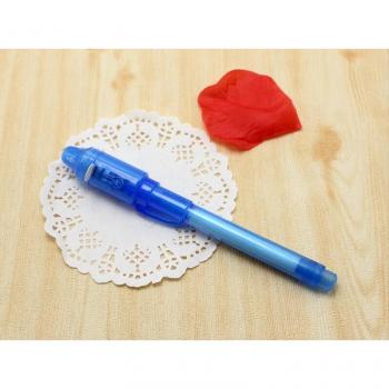 Stylo magique violet lumineux 2 en 1 UV pour enfants avec encre invisible
