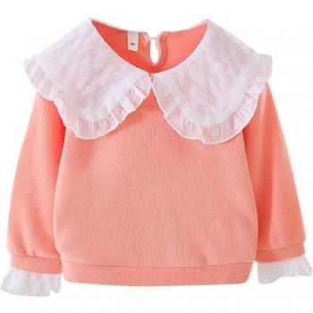 Korean Style Girls' Soft Cotton Sweater