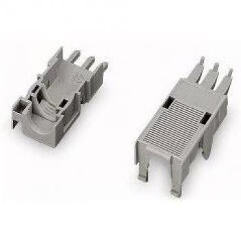 Confezione Wago 769‑1604 Antistrappo – 25 articoli, colore grigio