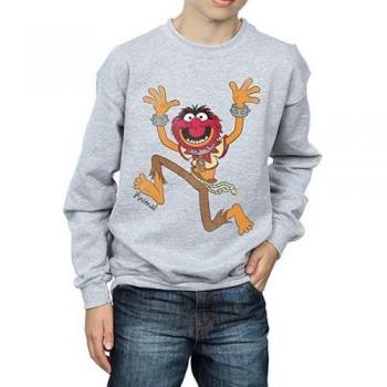 Felpa Muppets classica grigia per ragazzi