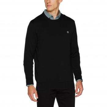 Suéter Timberland Williams River Crew para Hombre, Negro (Black 001)