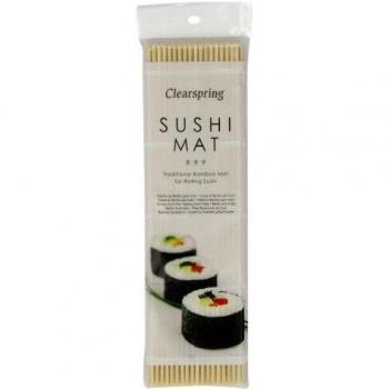 Estera para sushi de bambú Clearspring