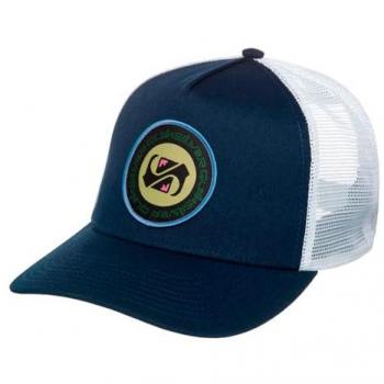Casquette Quiksilver Évasion Trucker bleu nuit blanc