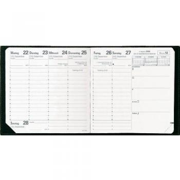 Quo Vadis Buchkalender Executif 16x16cm Club schwarz 2024