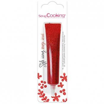 Stylo de glaçage irisé rouge