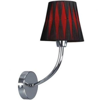 Wandlicht Borgia Spot-Light 1-Flamme, Chrom/Rot SP‑5077106