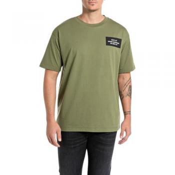 JERSEY-T-SHIRT MIT BRUSTAUFDRUCK