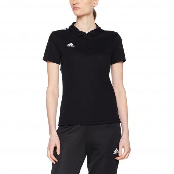 Adidas Damen Core 18 Sport Poloshirt, Black/White, M