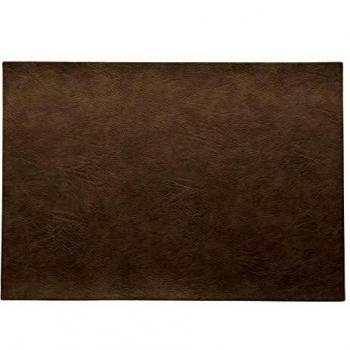 Cuir vegan ASA Set de table Nougat