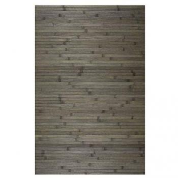 Tappeto Grigio Antiscivolo in Bambù 140x200cm