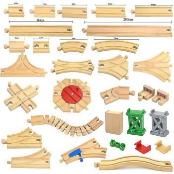 Mini Train et Voies en Bois Biro – Collection pour Enfants
