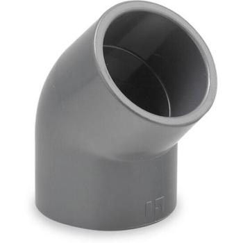 PVC 45° Presión Encolar 315 – Modelo HIDROTEN