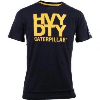 Men's Caterpillar Trademark Heavy Duty Tee – Blue, Size 38