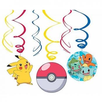 Pokemon Ceiling Swirl Decorations
