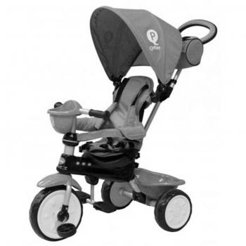 Alleskönner 4-in-1 Dreirad Junior Grau