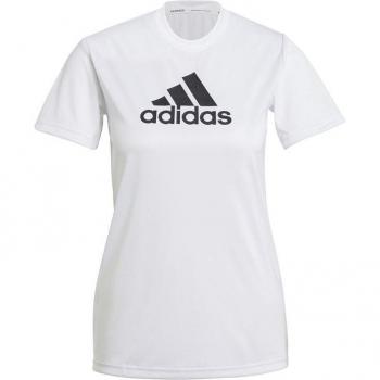 PrimeBlue D2M Sport Top Adidas Blanc/Noir