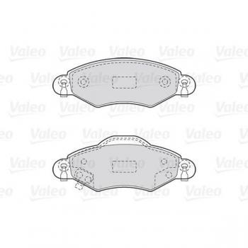 Plaquettes de frein VALEO First 301736 pour Toyota Yaris