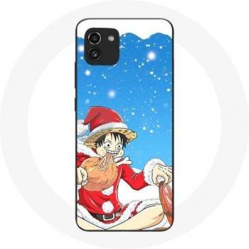 Coque Samsung Galaxy A03 One Piece Luffy Le jour de Noël 2023