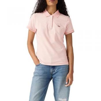 Levi's Poloshirt – Damen, 34 XL, Slim Fit, Single Jersey, ohne Ausschnitt