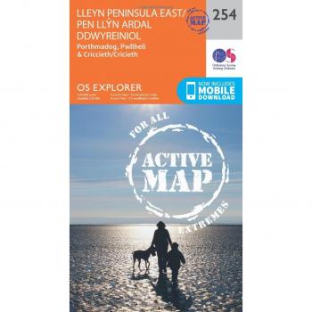 Ordnance Survey Map of Lleyn Peninsula East