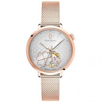 Montre Femme Automatique Acier Milanais Doré-Rose
