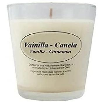 Vela Vegetal Perfumada Aromática de Vainilla y Canela