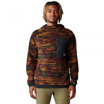 Felpa con Cappuccio Mountain Hardwear First Tracks arancione scuro nero