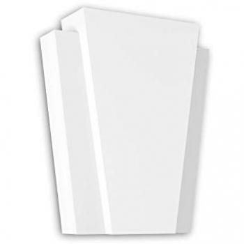 Elemento decorativo diseño moderno blanco