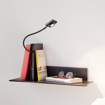 Oskar Designlampe, schwarz, links
