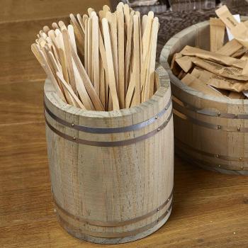 Petite Timber Barrel – 11.5 Dia x 13.5 cm