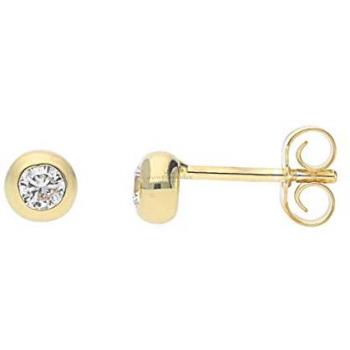 JuwelmaLux Edle Ohrstecker in Gelbgold