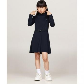 Tommy Hilfiger Kleid für Teens mit Gürtel, Größe 164