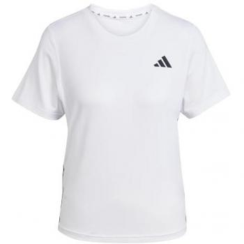 Blusa corta Adidas Train Essentials con diseño 3 bandas