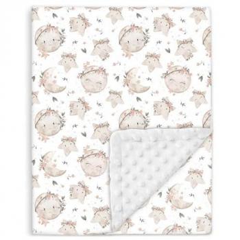 Couverture Câline en Coton et Minky