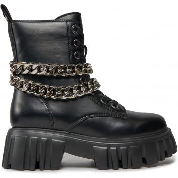 Buffalo Lion Stivaletti Lace Up Nero