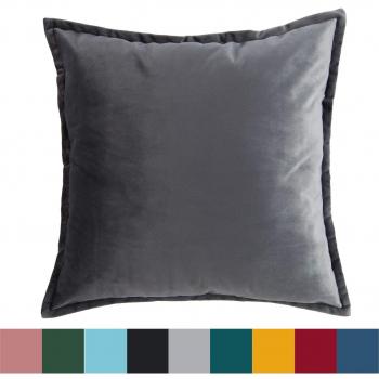 Bedsure Decorative Pillowcase Grey 18in x 18in