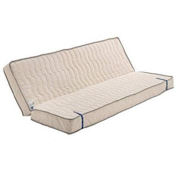 Matelas Sommeil Propre Ultra-Fermeté 140x190 x 13 cm 3 cm Mémoire de Forme 60 kg/m³ Découpe Assise 70 cm
