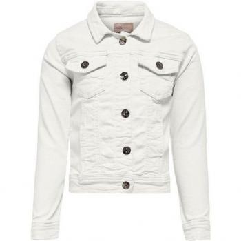 KOGAMAZING Mädchen Jeansjacke „Weiß“ – Passform 158