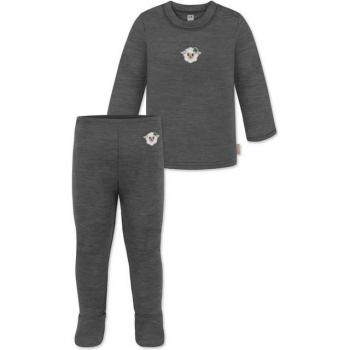 Langarmwickelbody und Leggings Set
