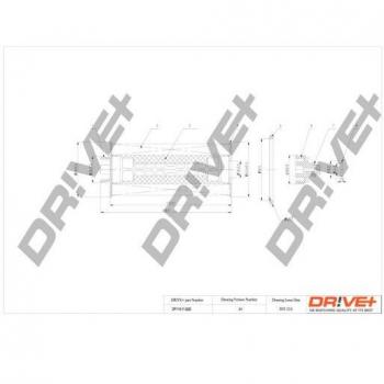Dr!ve+ DP1110.11.0220 Engine Oil Filter for BMW F45 F46 F48 Mini F56 F54