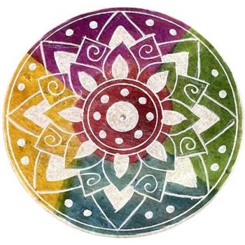 Sunburst Natural Stone Incense Holder