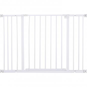 PawHut Cancello di Sicurezza Montaggio a Pressione 76-107cm