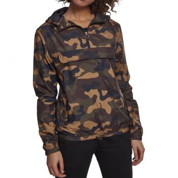 Windbreaker Urban Classics Damen Camo Pulloverjacke