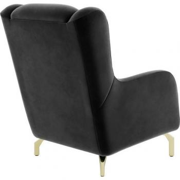 Ohrensessel SIT&MORE Orient 11 V mit goldenen Füßen