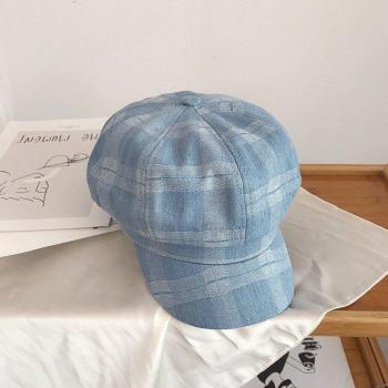 Visière d'artiste en plaid