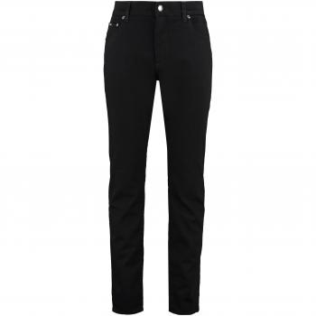 Dolce & Gabbana Black Slim-fit Jeans for Men, Size S, with Pockets