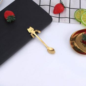 Kitten Stirring Spoon in Stainless Steel for Coffee and Tea