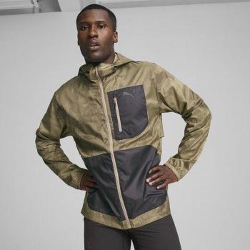 Puma Season WindCELL Outdoor Kapuzenjacke Khaki XL