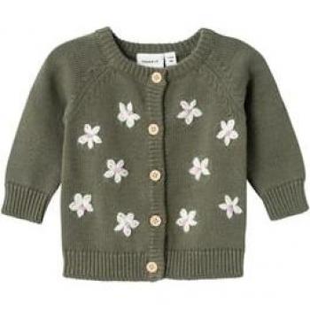 Pull cardigan aromatique au parfum de basilic