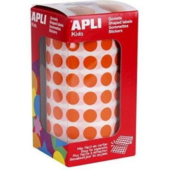 Apli Gometti Preforati Arancio 59 Fogli